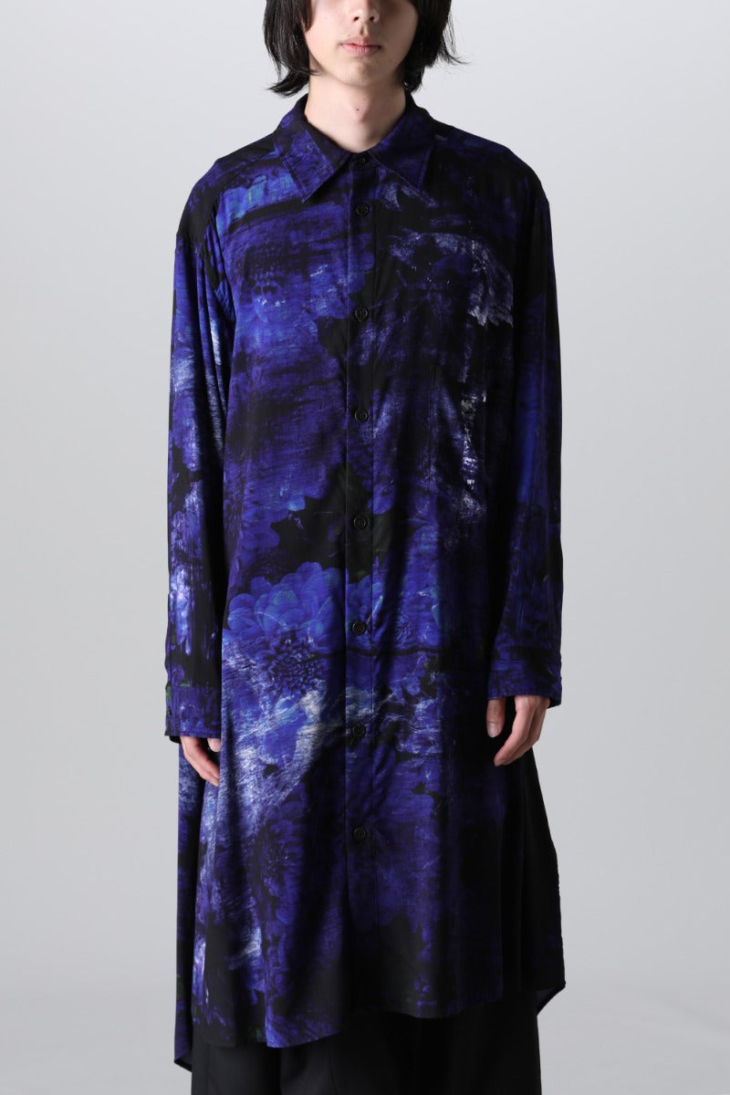 Fireworks Rayon Jumbo Shirt Blue