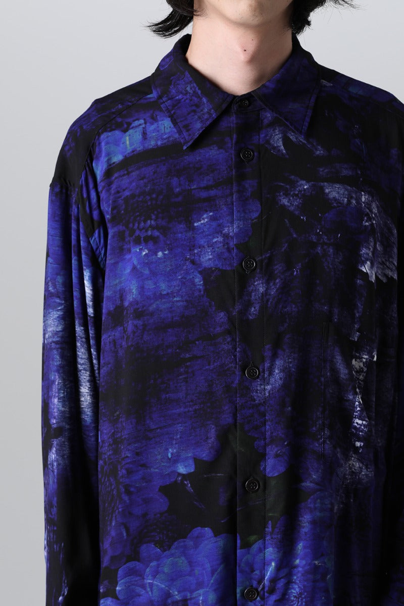 Fireworks Rayon Jumbo Shirt Blue