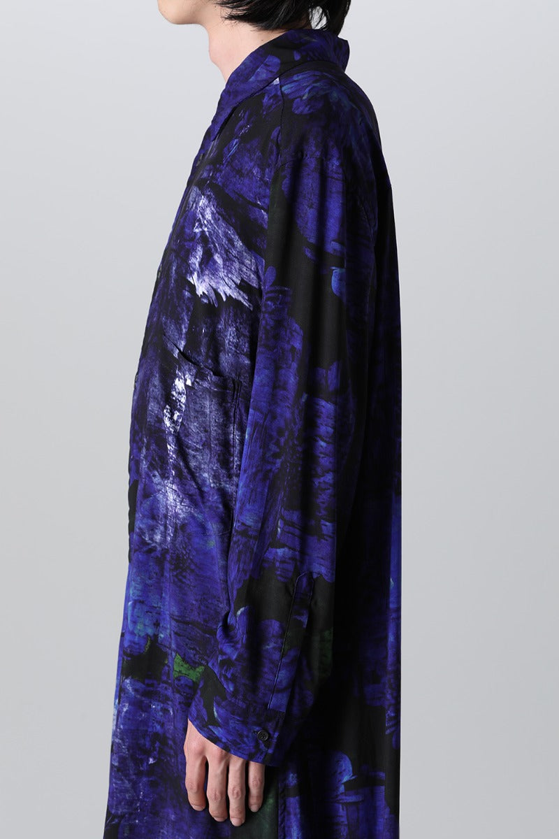 Fireworks Rayon Jumbo Shirt Blue