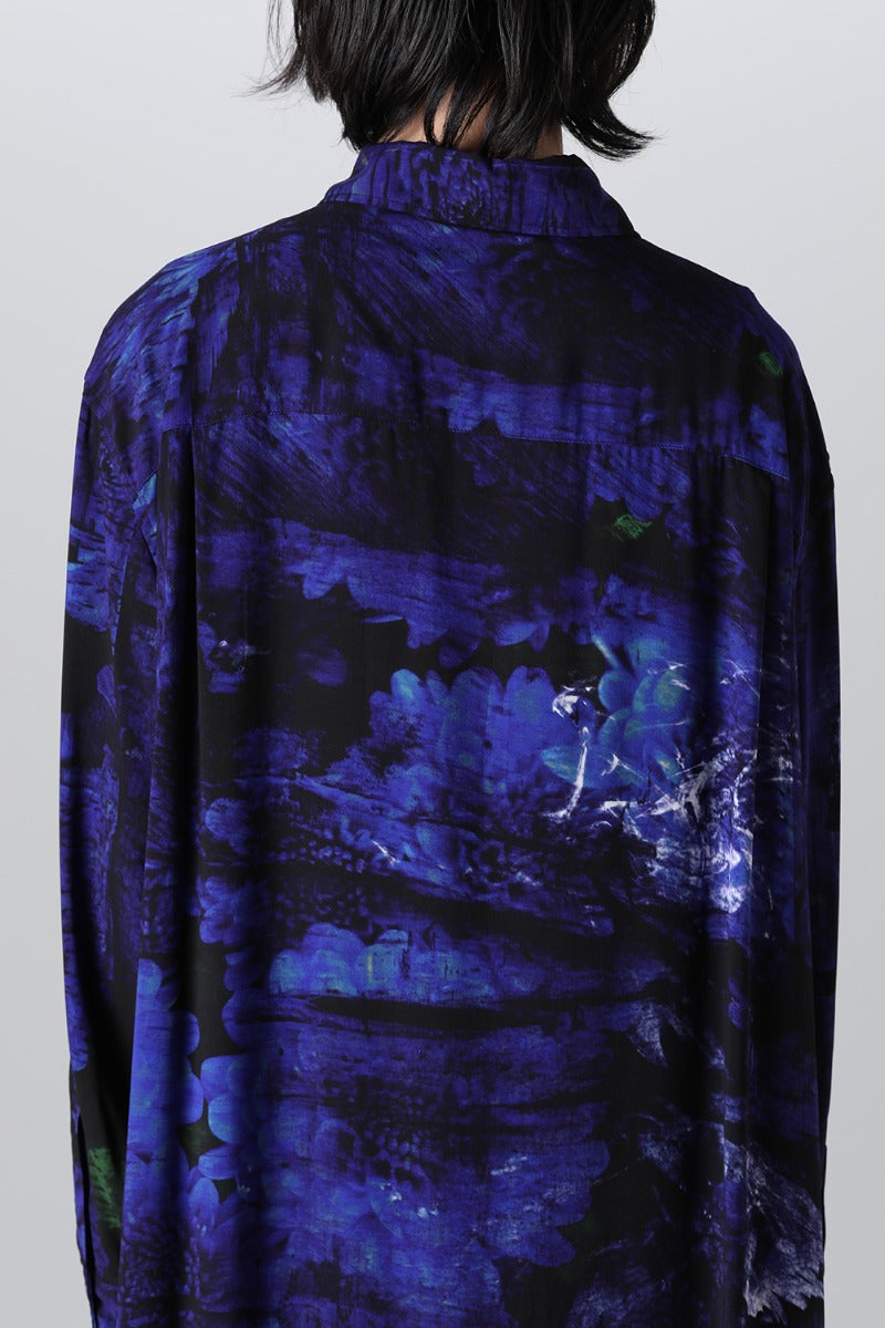 Fireworks Rayon Jumbo Shirt Blue