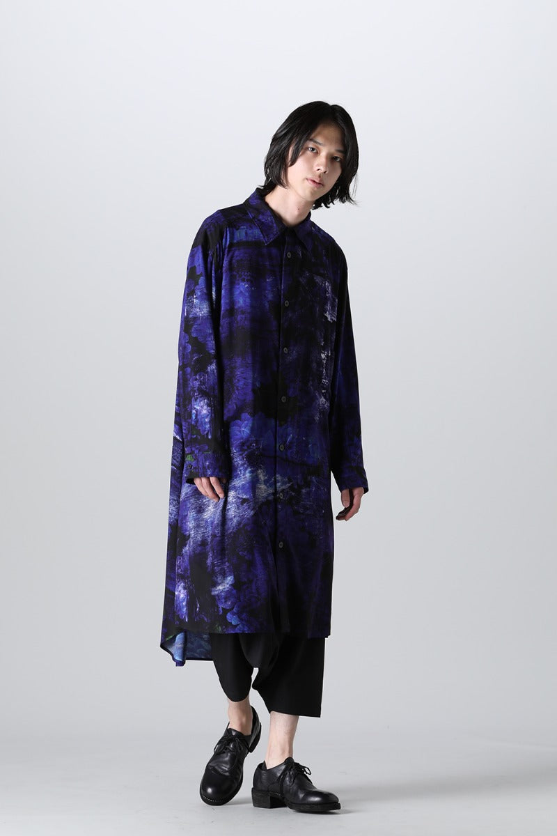 Fireworks Rayon Jumbo Shirt Blue