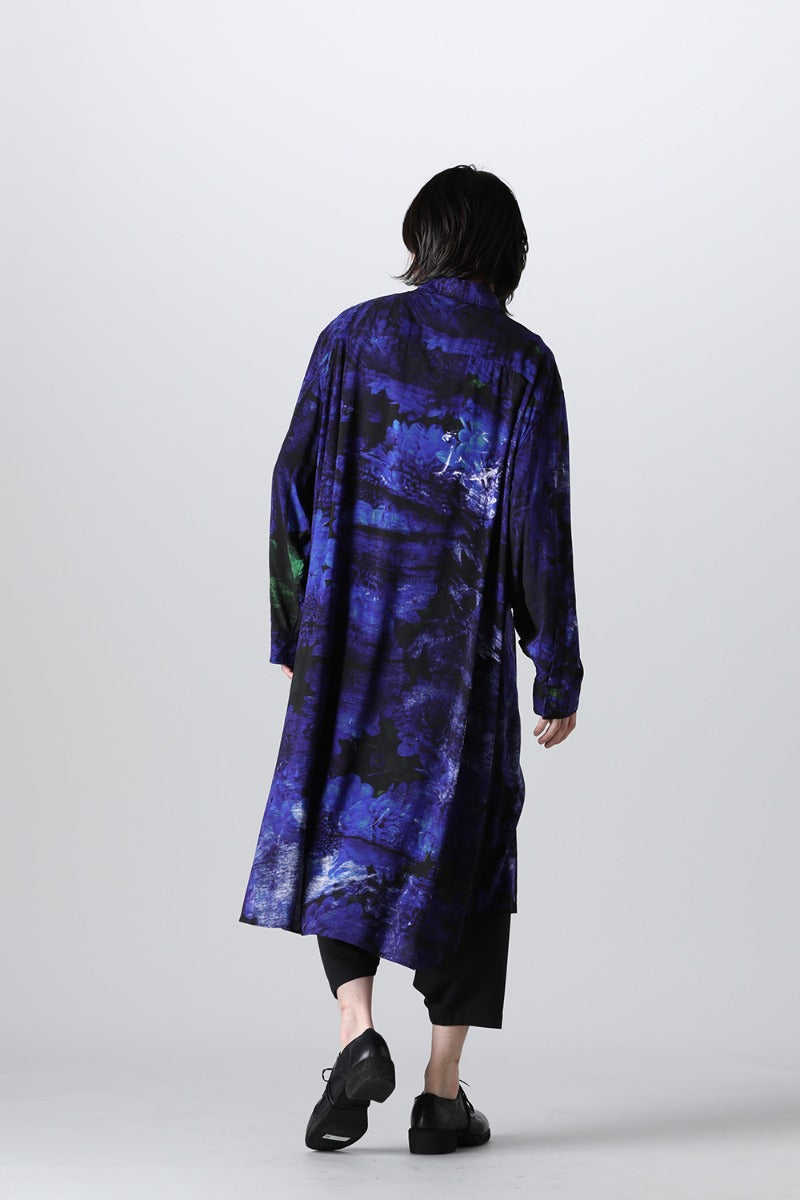Fireworks Rayon Jumbo Shirt Blue