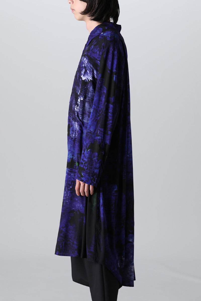 Fireworks Rayon Jumbo Shirt Blue