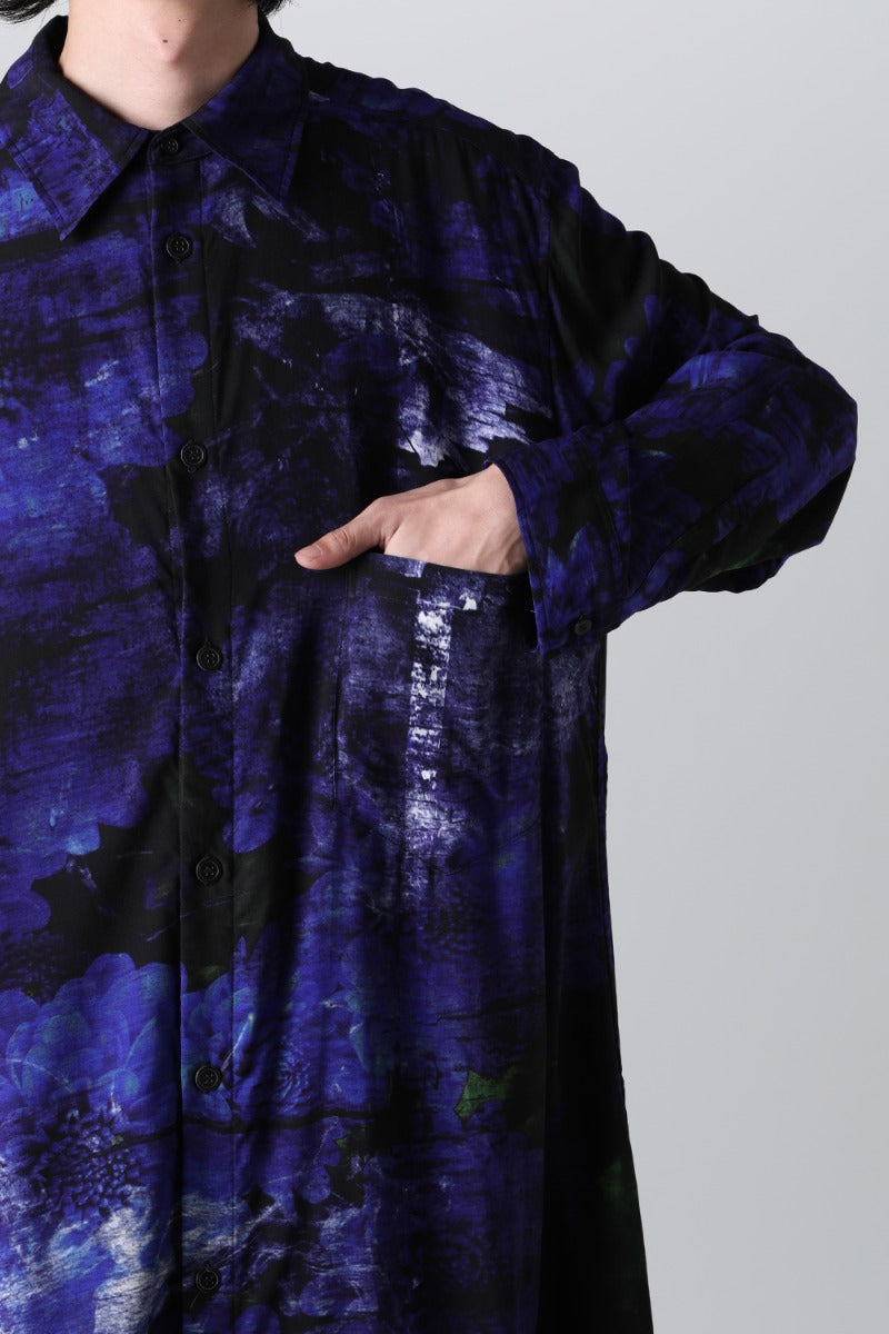 Fireworks Rayon Jumbo Shirt Blue