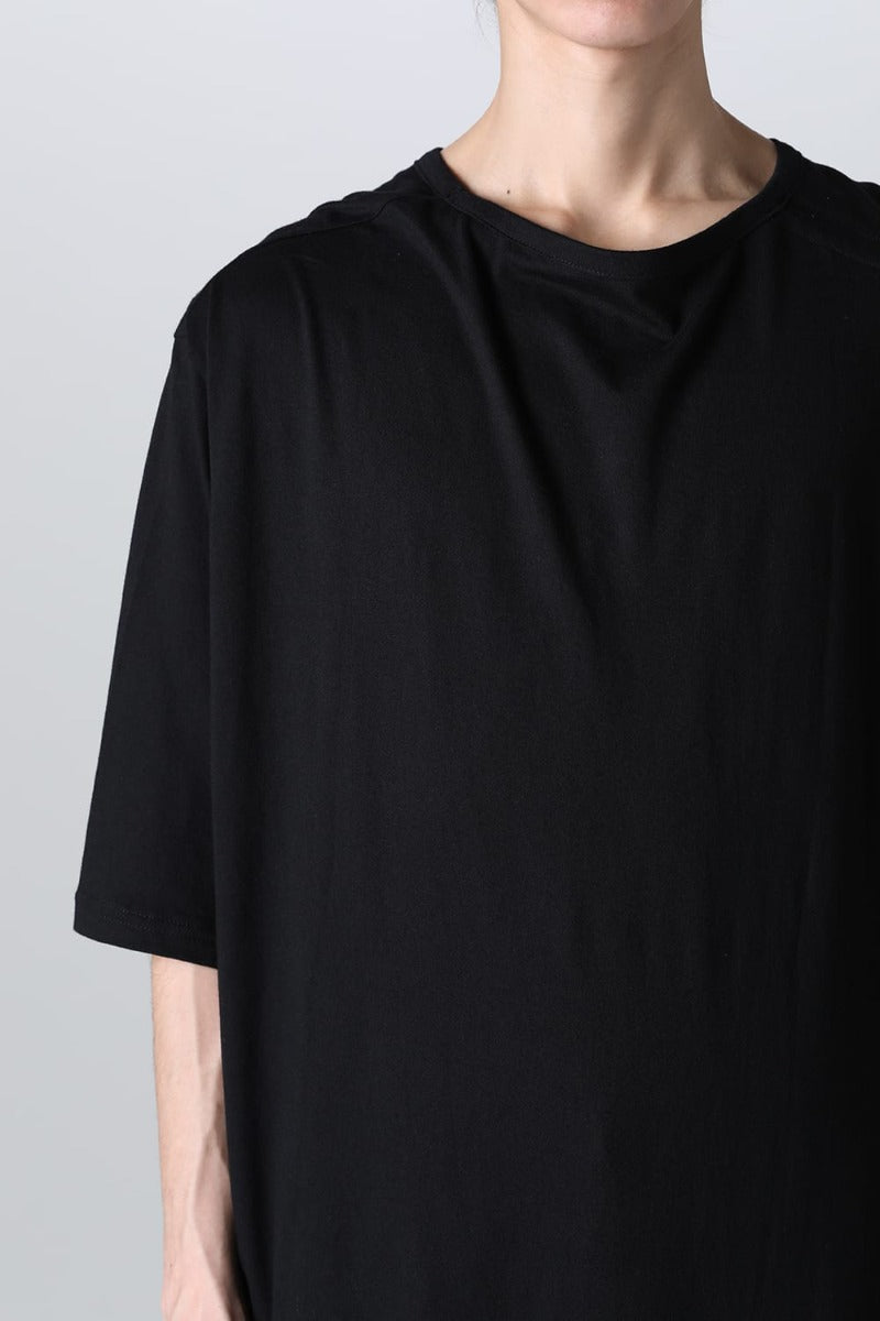Right Shirring Shoulder T-shirt