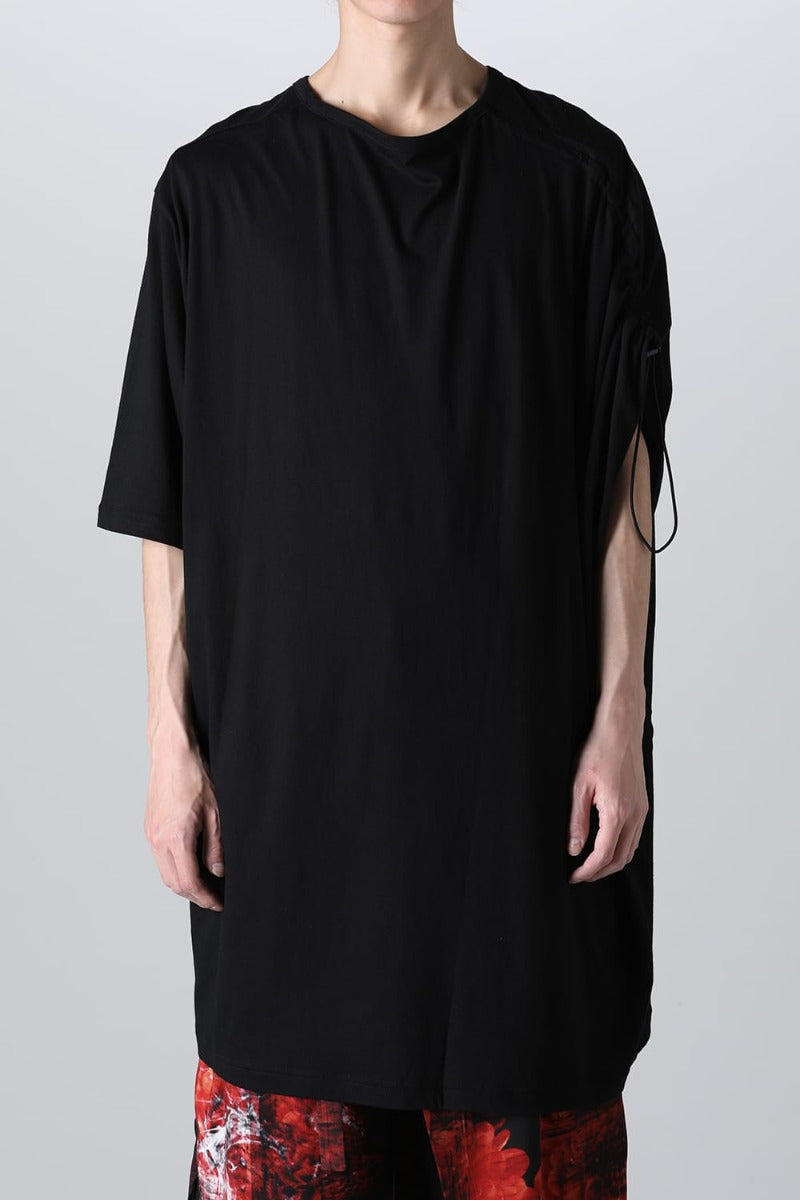 Right Shirring Shoulder T-shirt