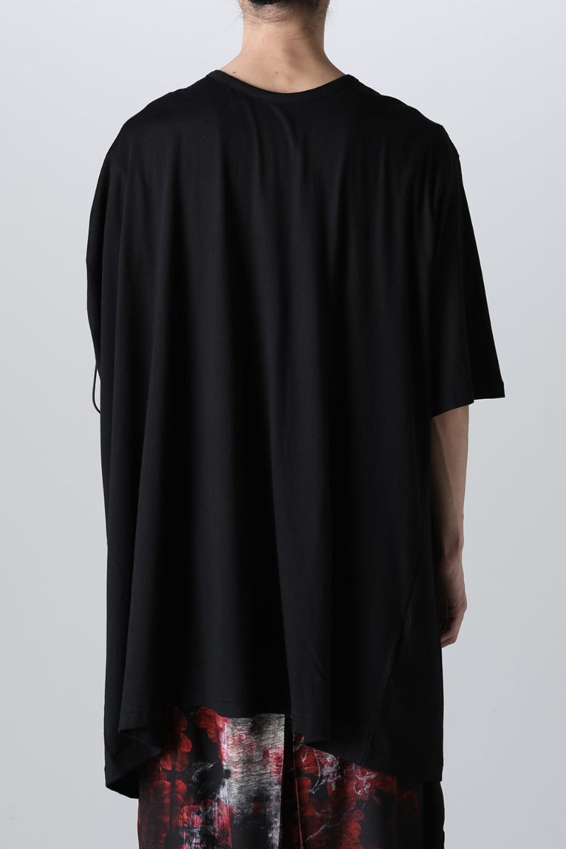 Right Shirring Shoulder T-shirt