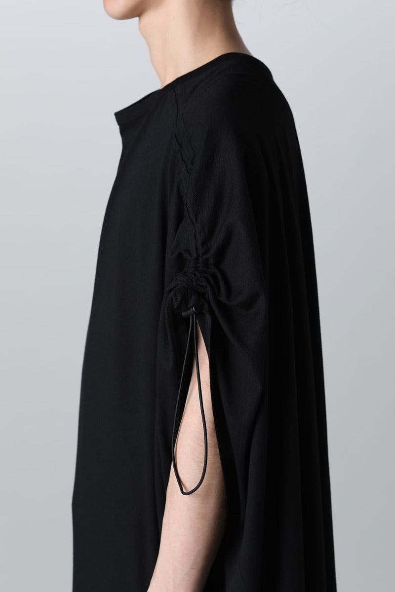 Right Shirring Shoulder T-shirt