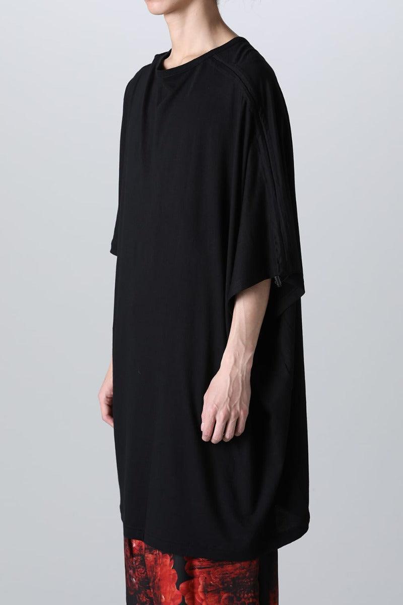 Right Shirring Shoulder T-shirt