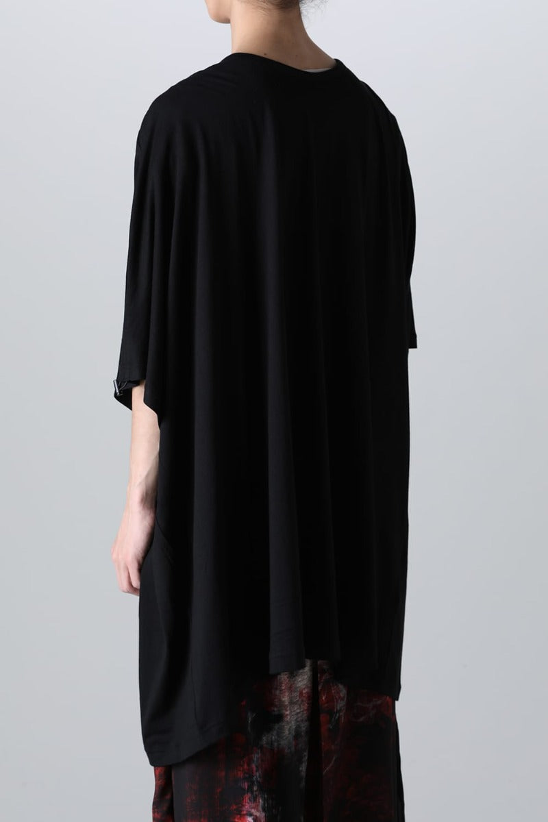 Right Shirring Shoulder T-shirt