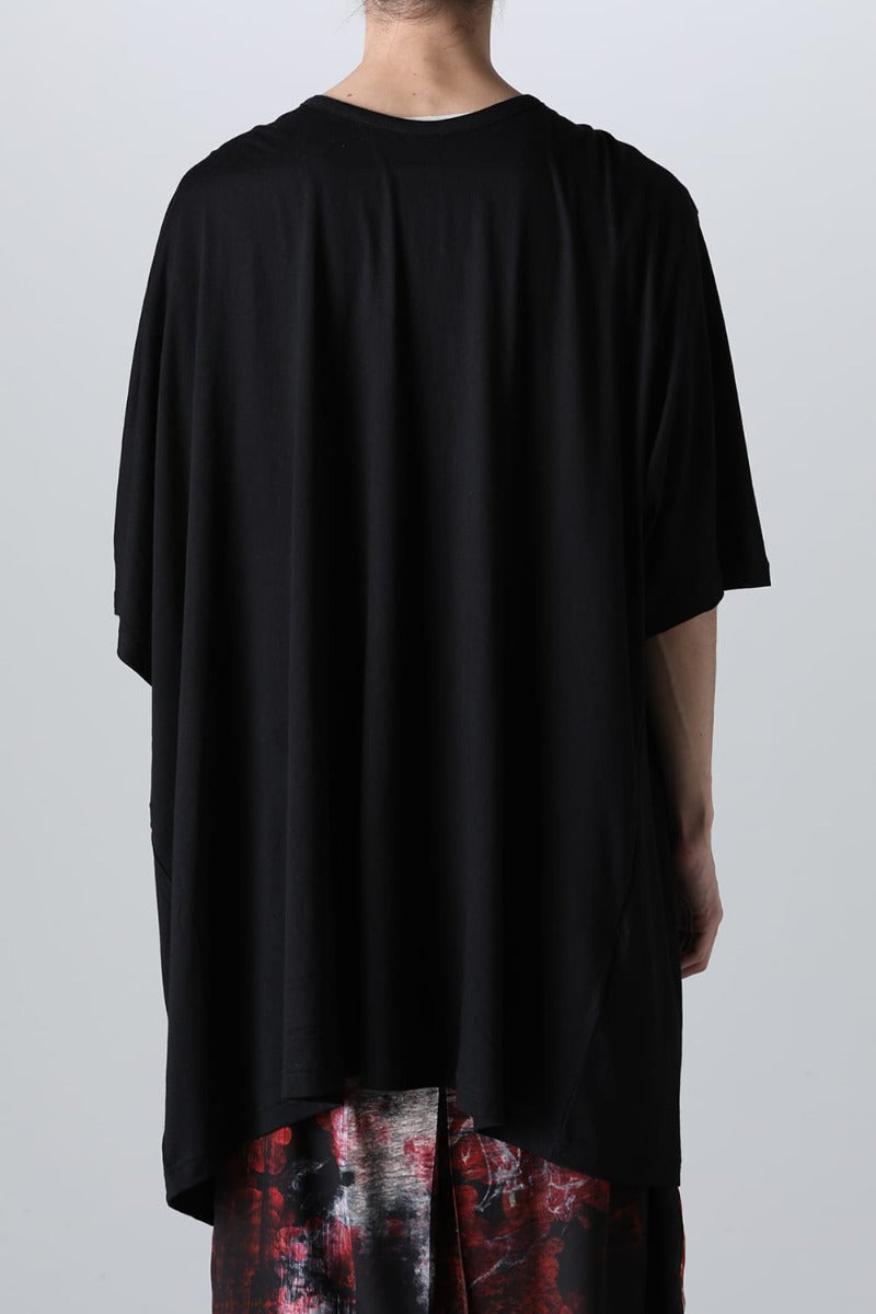 Right Shirring Shoulder T-shirt