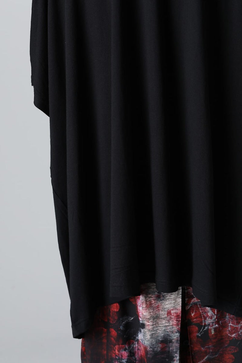 Right Shirring Shoulder T-shirt