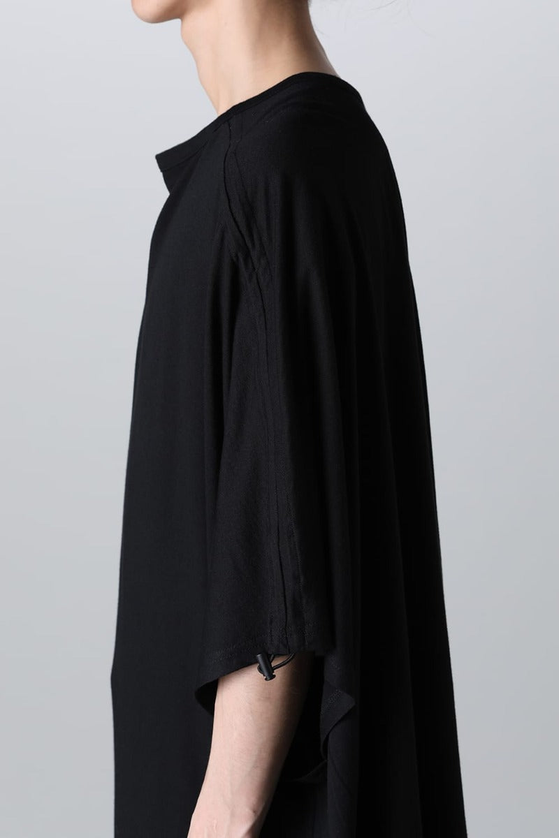 Right Shirring Shoulder T-shirt