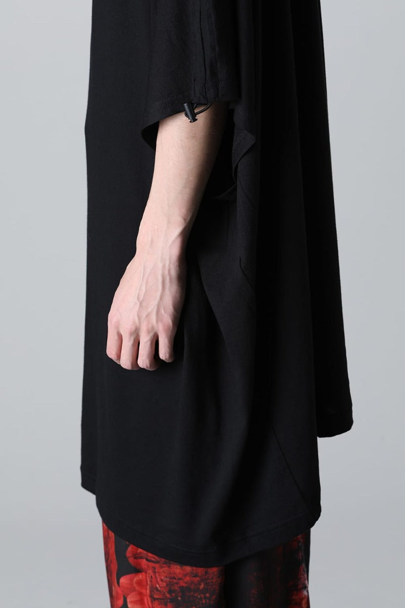 Right Shirring Shoulder T-shirt