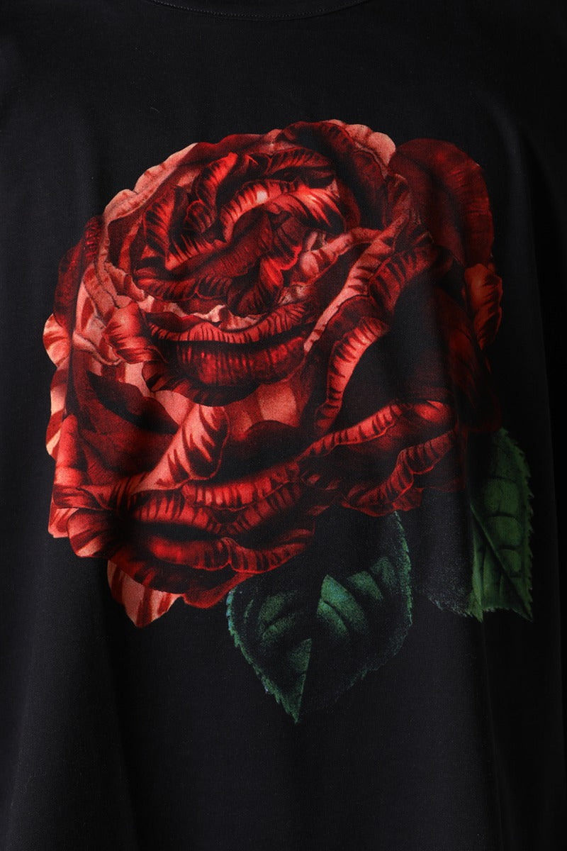 ドルマンスリーブ ラウンドヘム Tシャツ