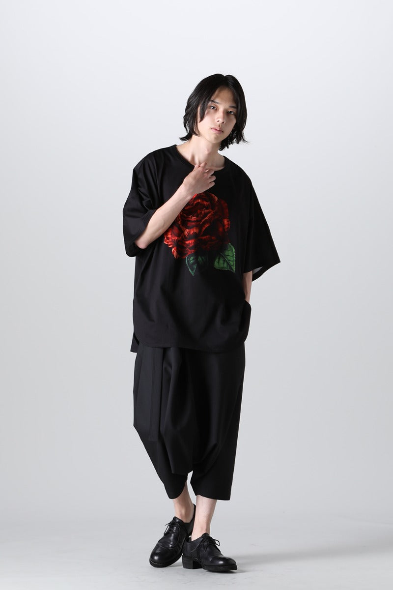 ドルマンスリーブ ラウンドヘム Tシャツ