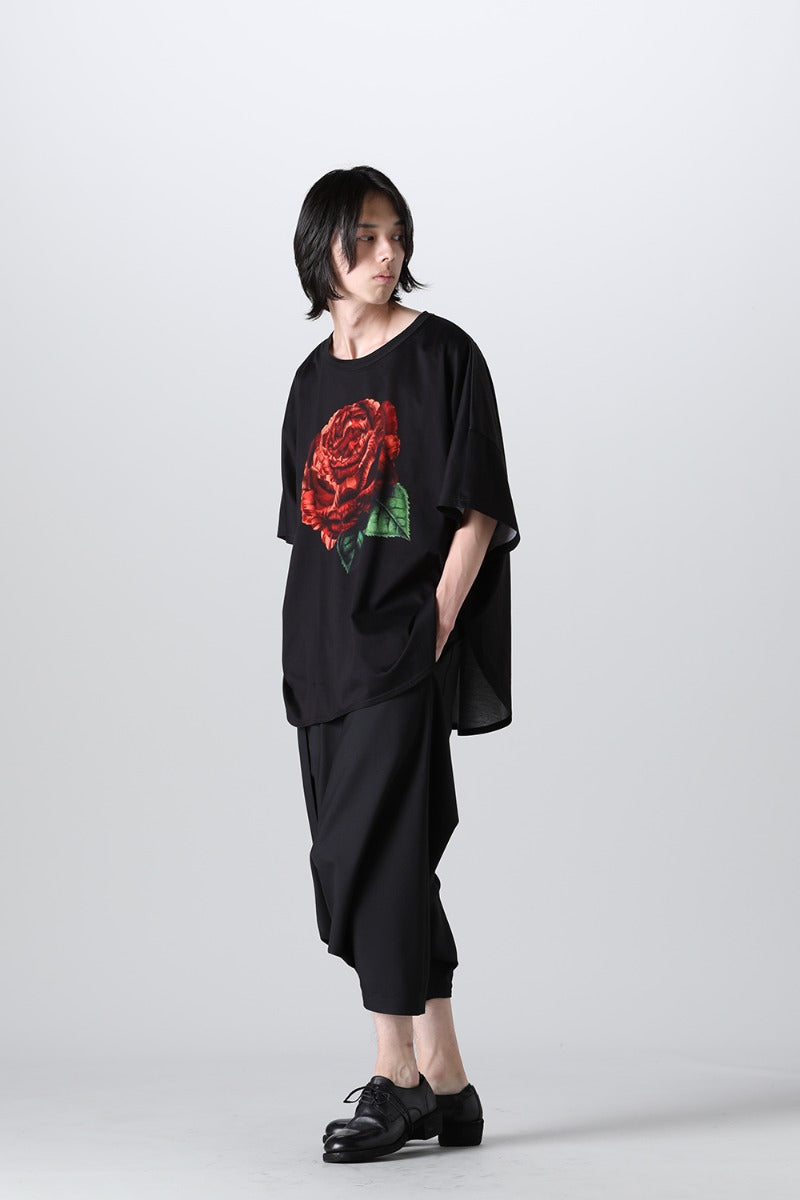 ドルマンスリーブ ラウンドヘム Tシャツ