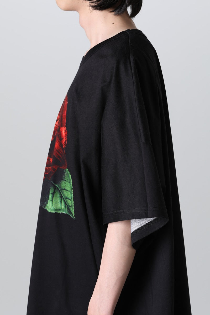 ドルマンスリーブ ラウンドヘム Tシャツ