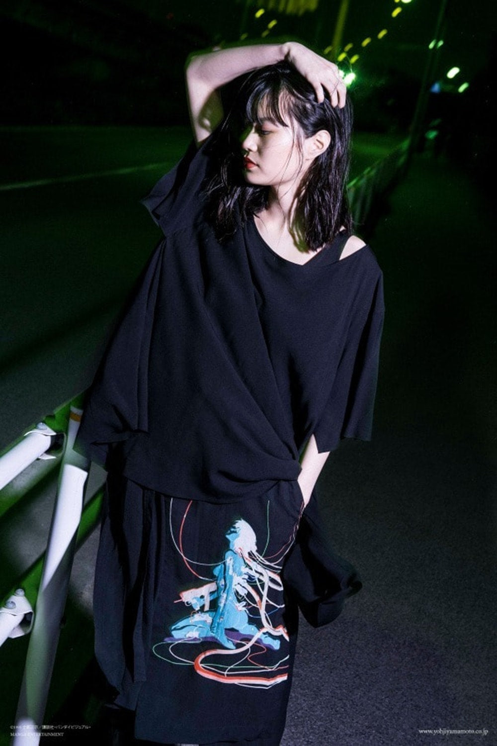 Wrap Skirt Pants Type2 Ghost In The Shell - Ground Y