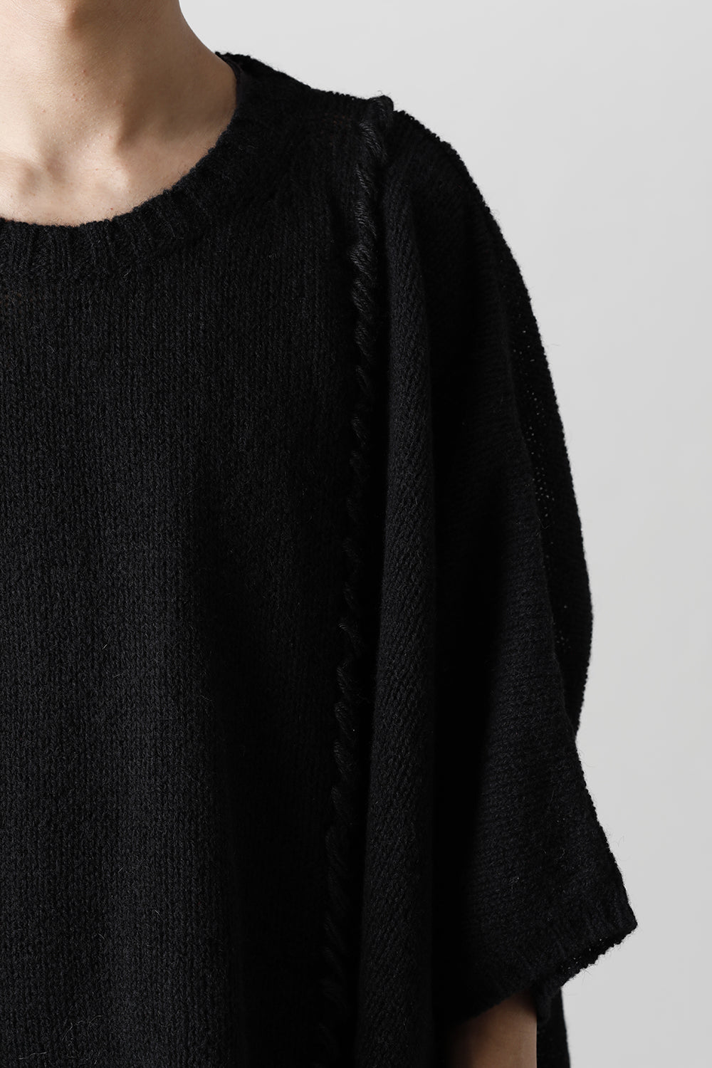 Jumbo drape knit