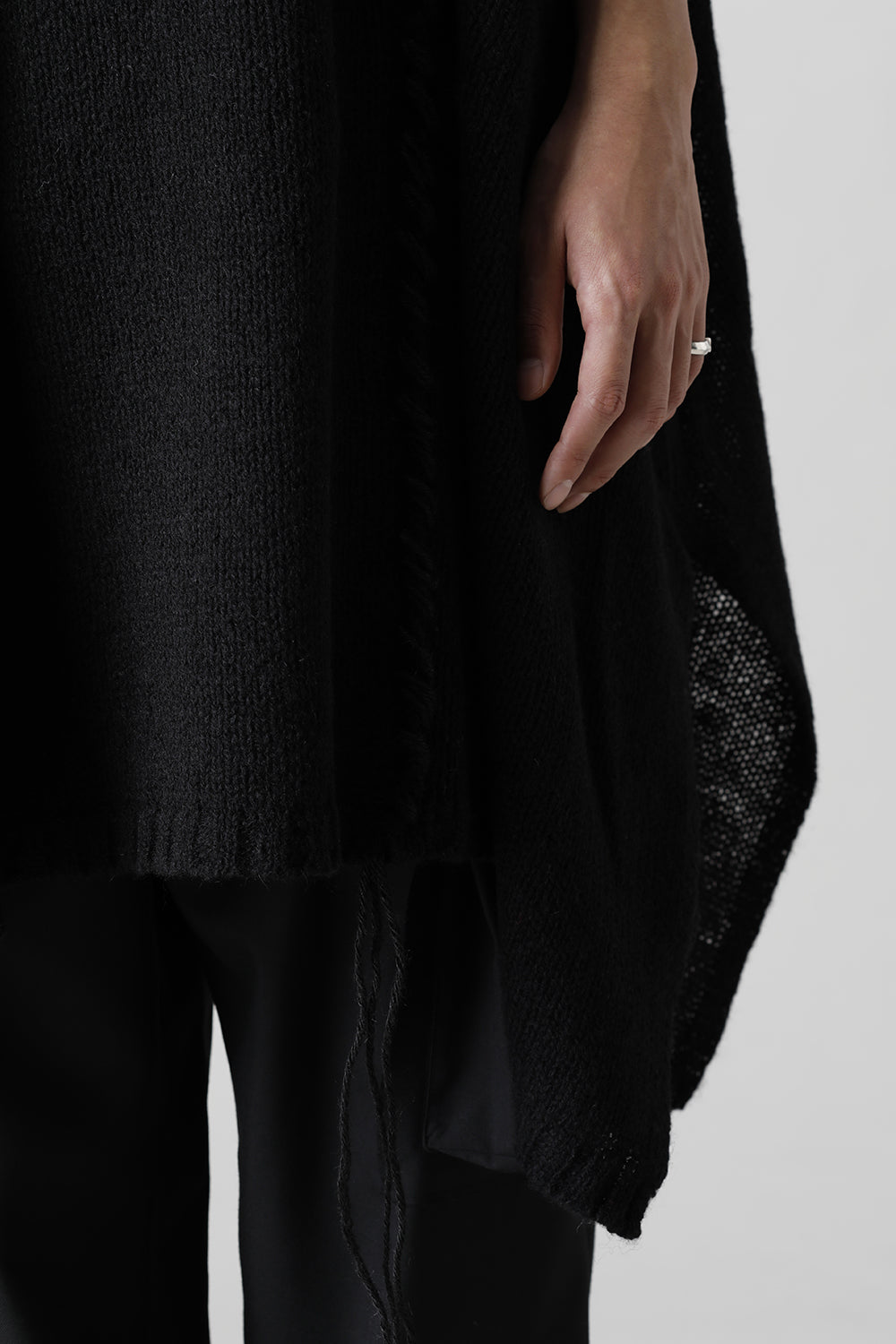 Jumbo drape knit