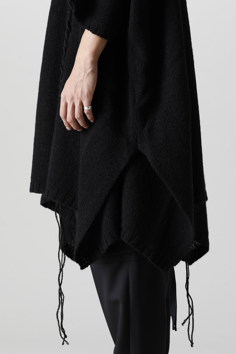 Jumbo drape knit