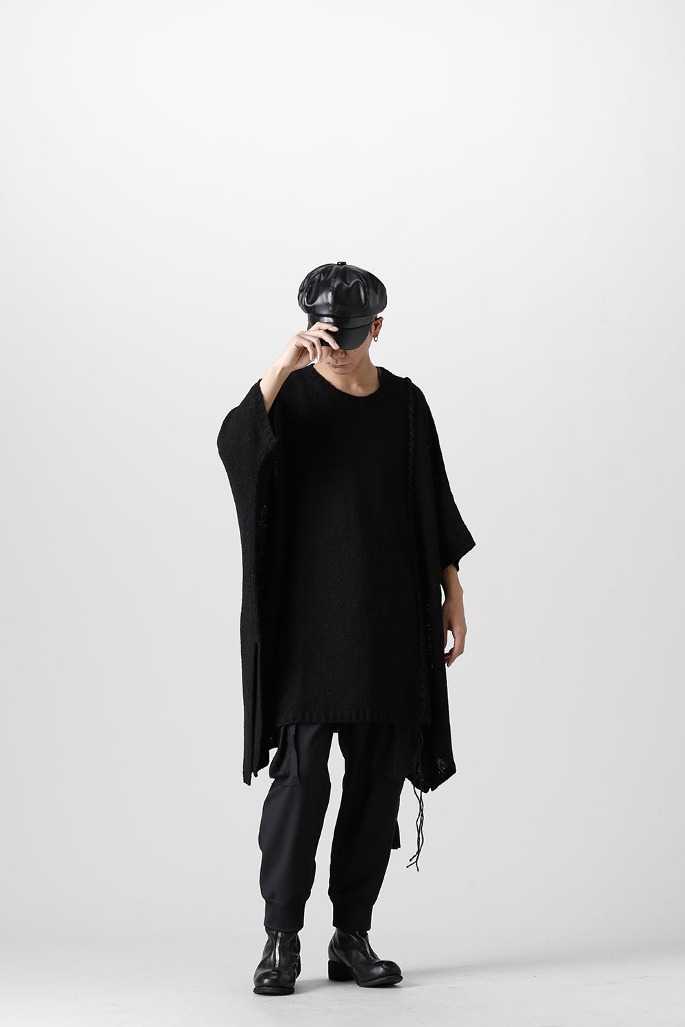 Jumbo drape knit