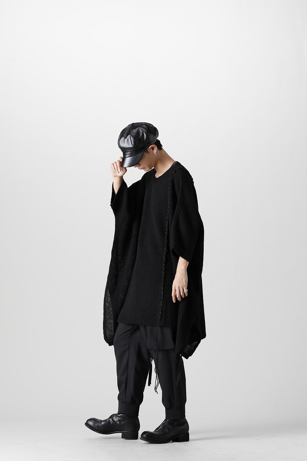 Jumbo drape knit