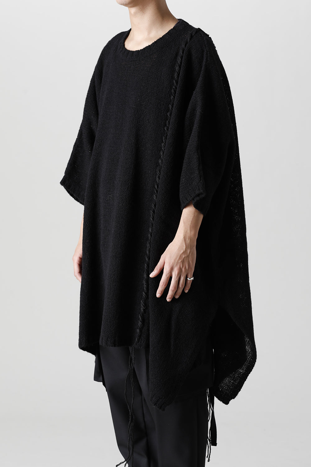 Jumbo drape knit