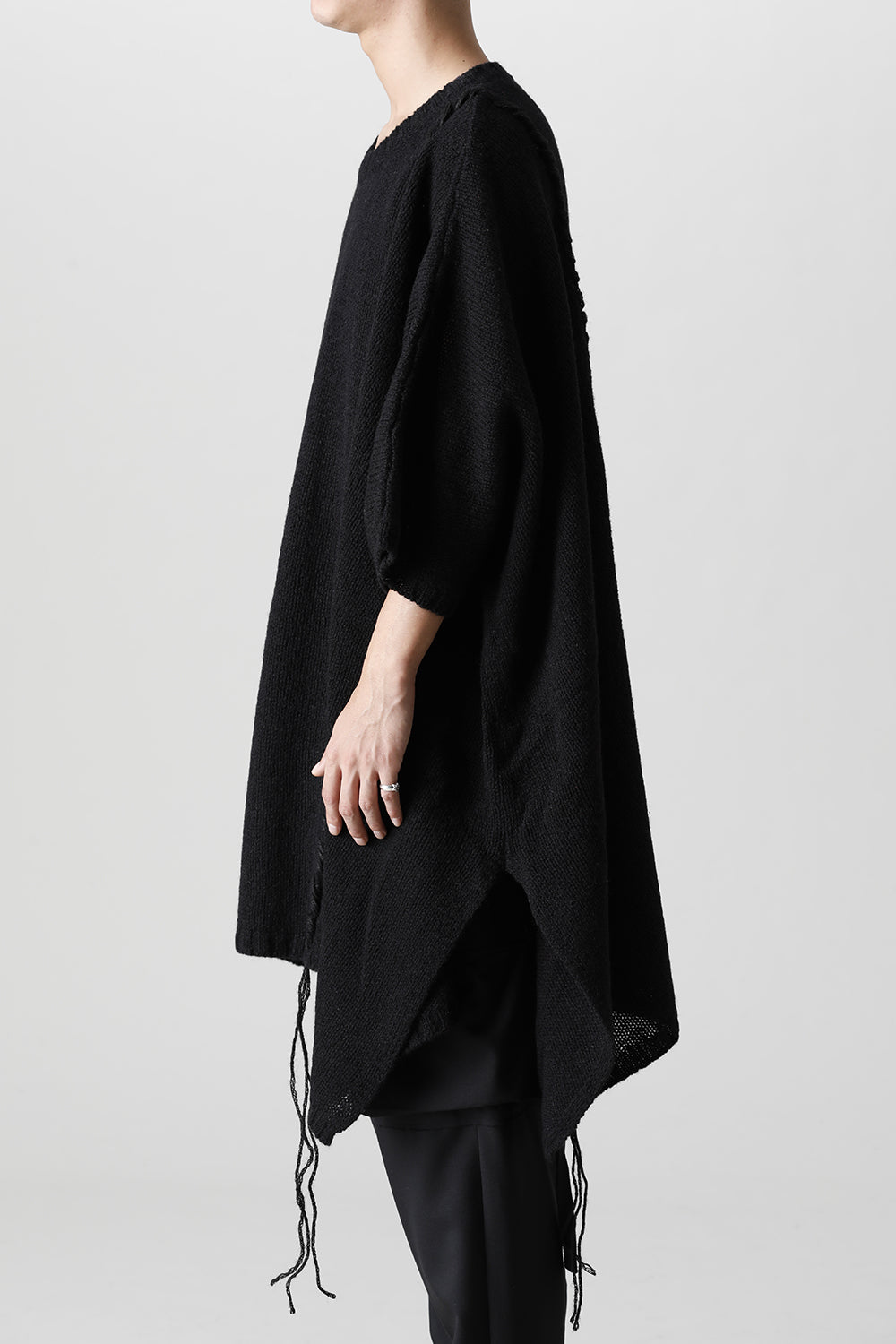 Jumbo drape knit