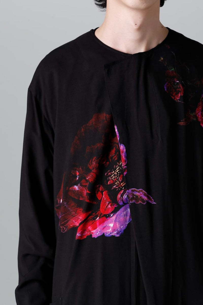 Front Tuck No Collar Coat