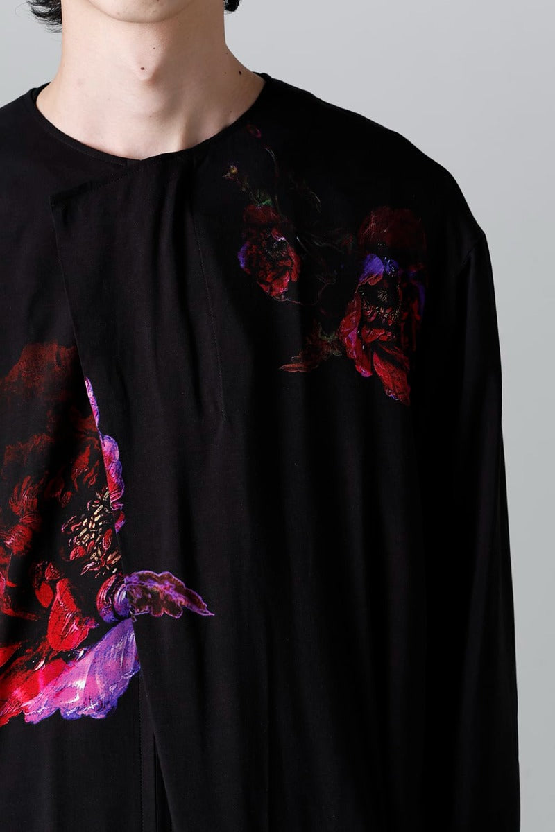 Front Tuck No Collar Coat