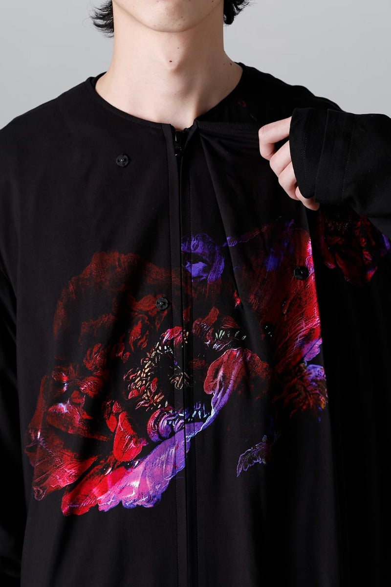 Front Tuck No Collar Coat