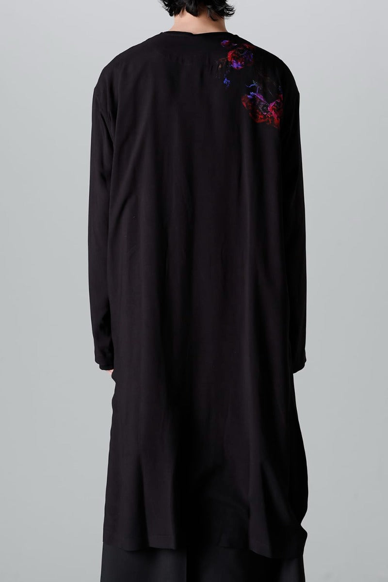 Front Tuck No Collar Coat