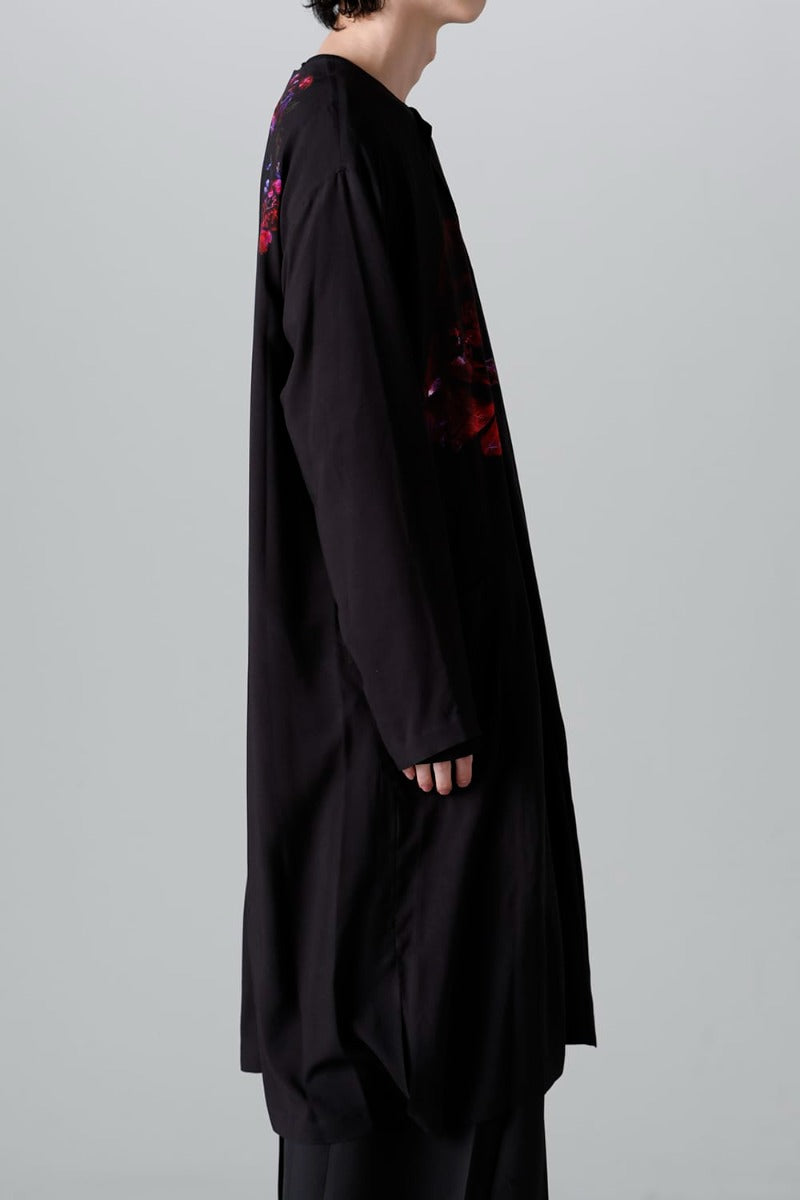 Front Tuck No Collar Coat