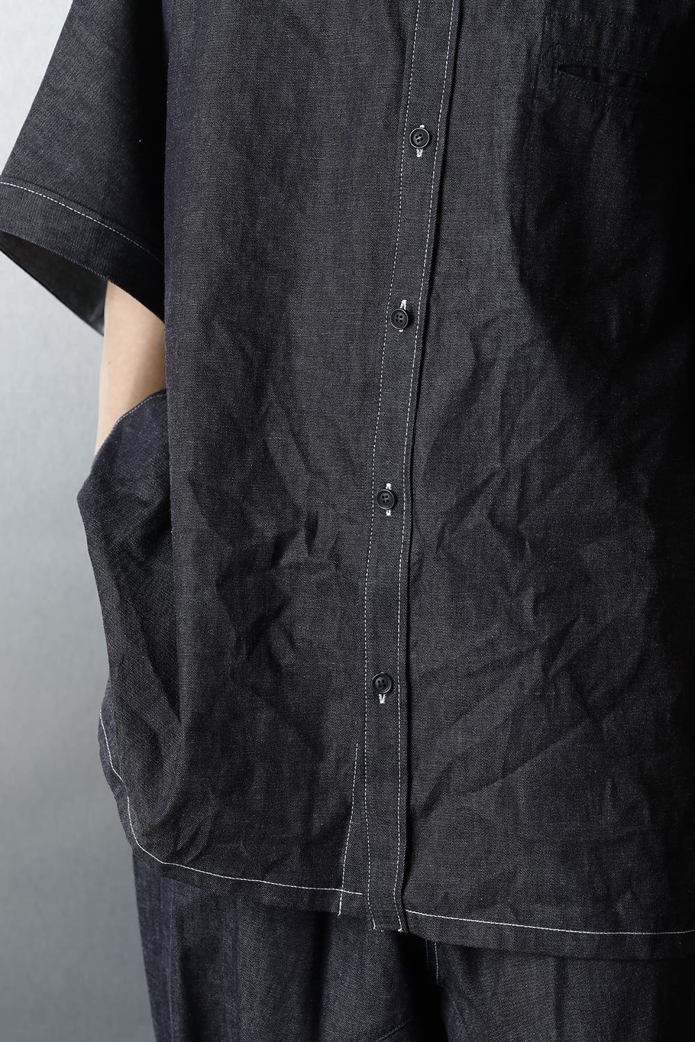 ​ドルマン半袖ビッグシャツ