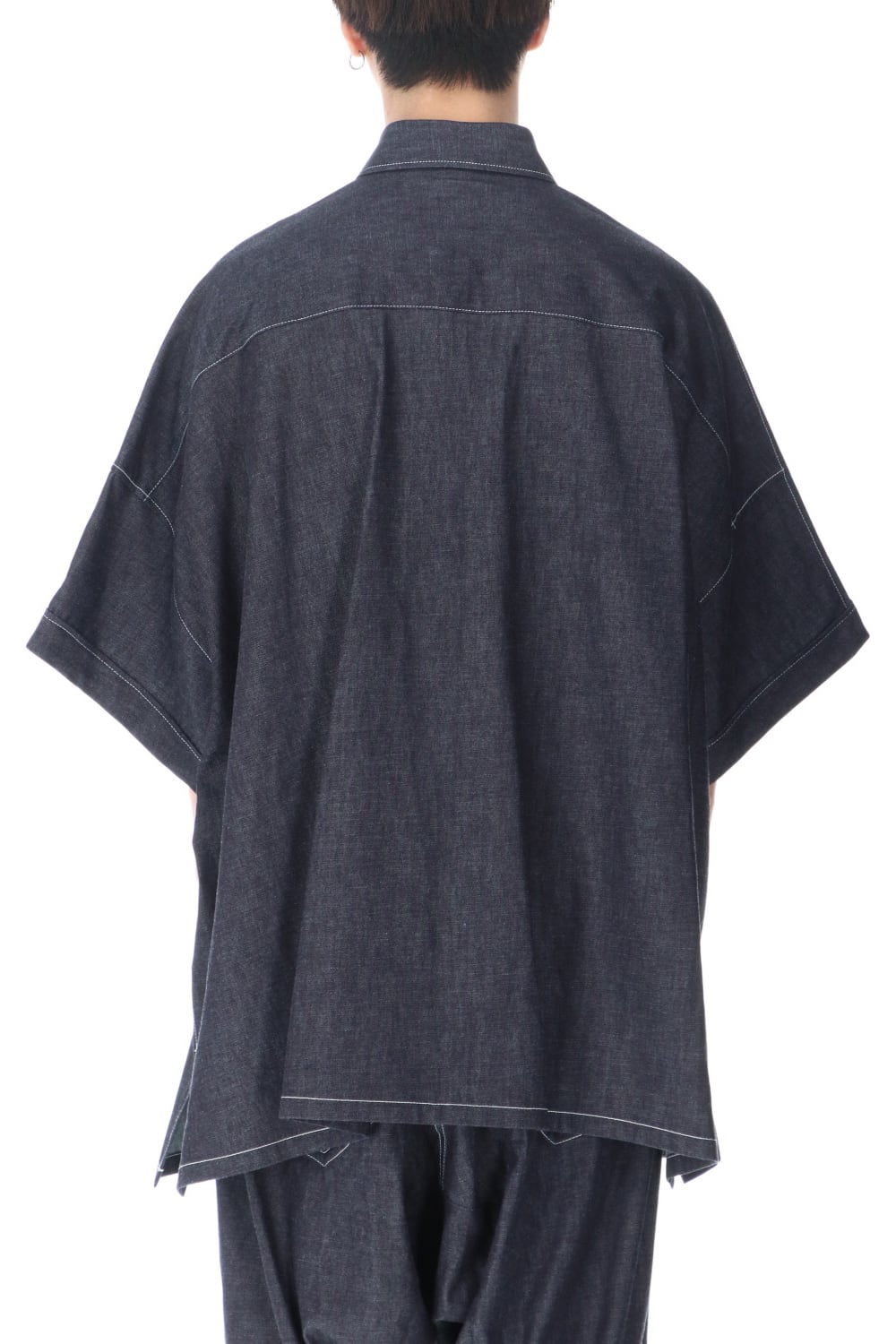 ​ドルマン半袖ビッグシャツ