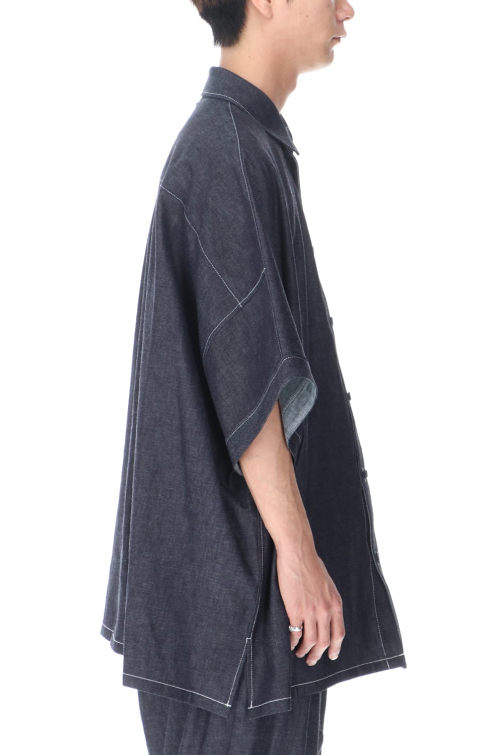 ​ドルマン半袖ビッグシャツ