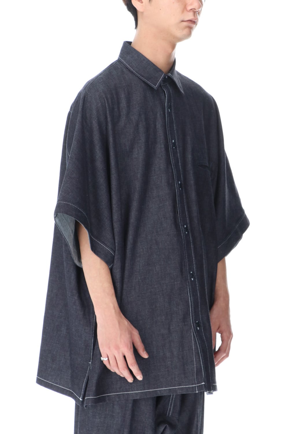 ​ドルマン半袖ビッグシャツ