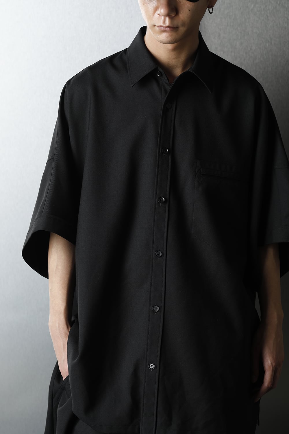 ​ドルマン半袖ビッグシャツ