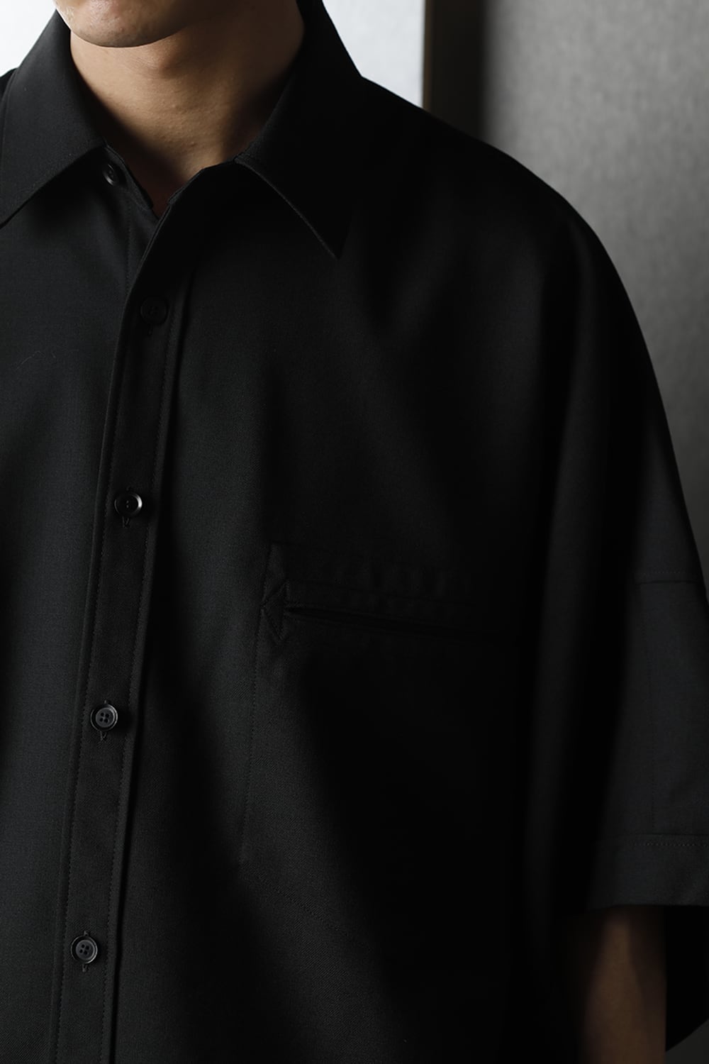 ​ドルマン半袖ビッグシャツ