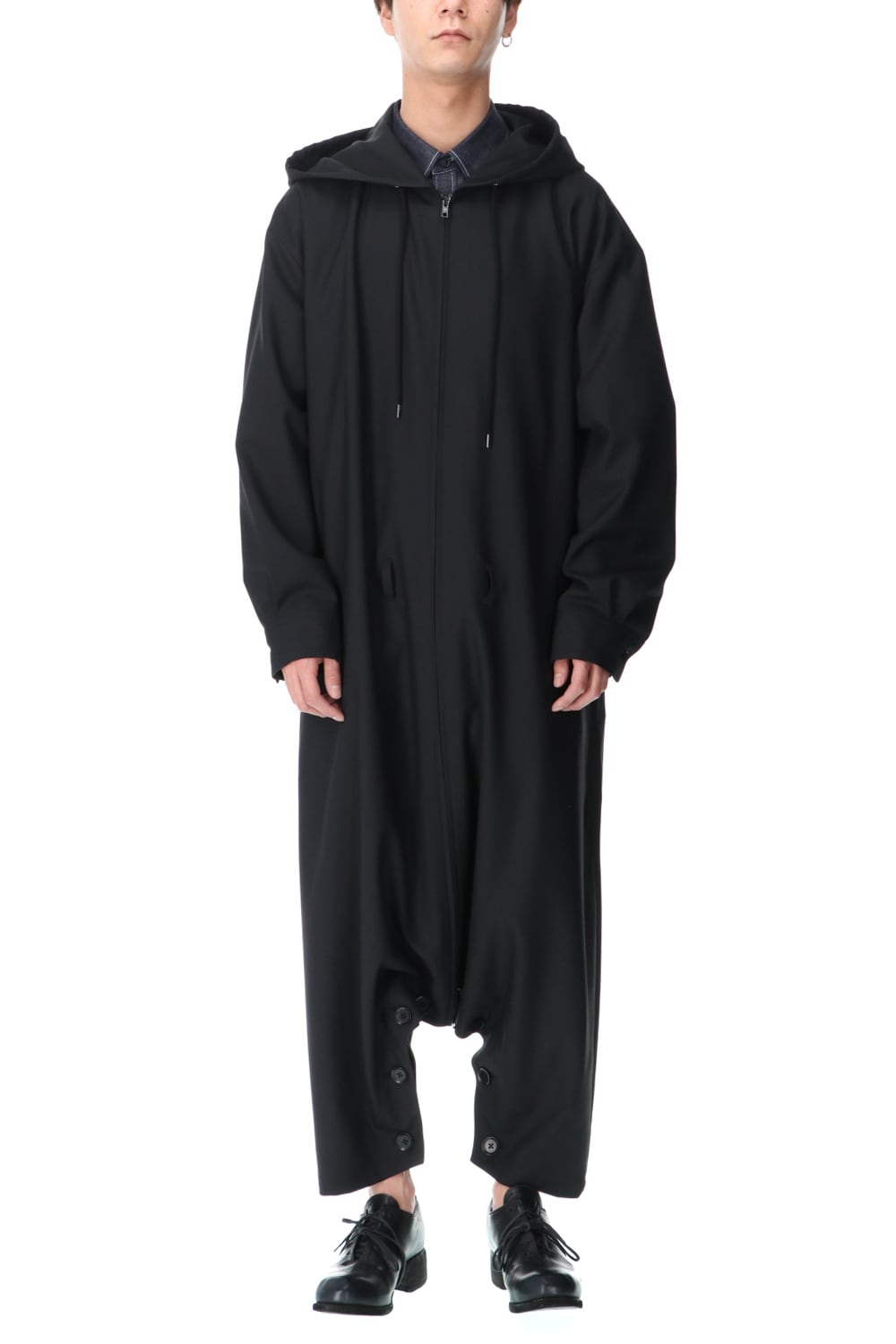 Inseam Buttons Overalls