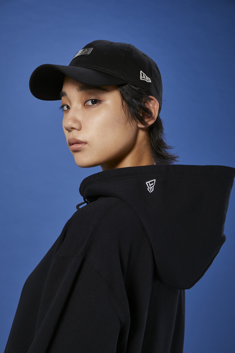New Era × Ground Y Logo Sweat Pull Over Hoodie