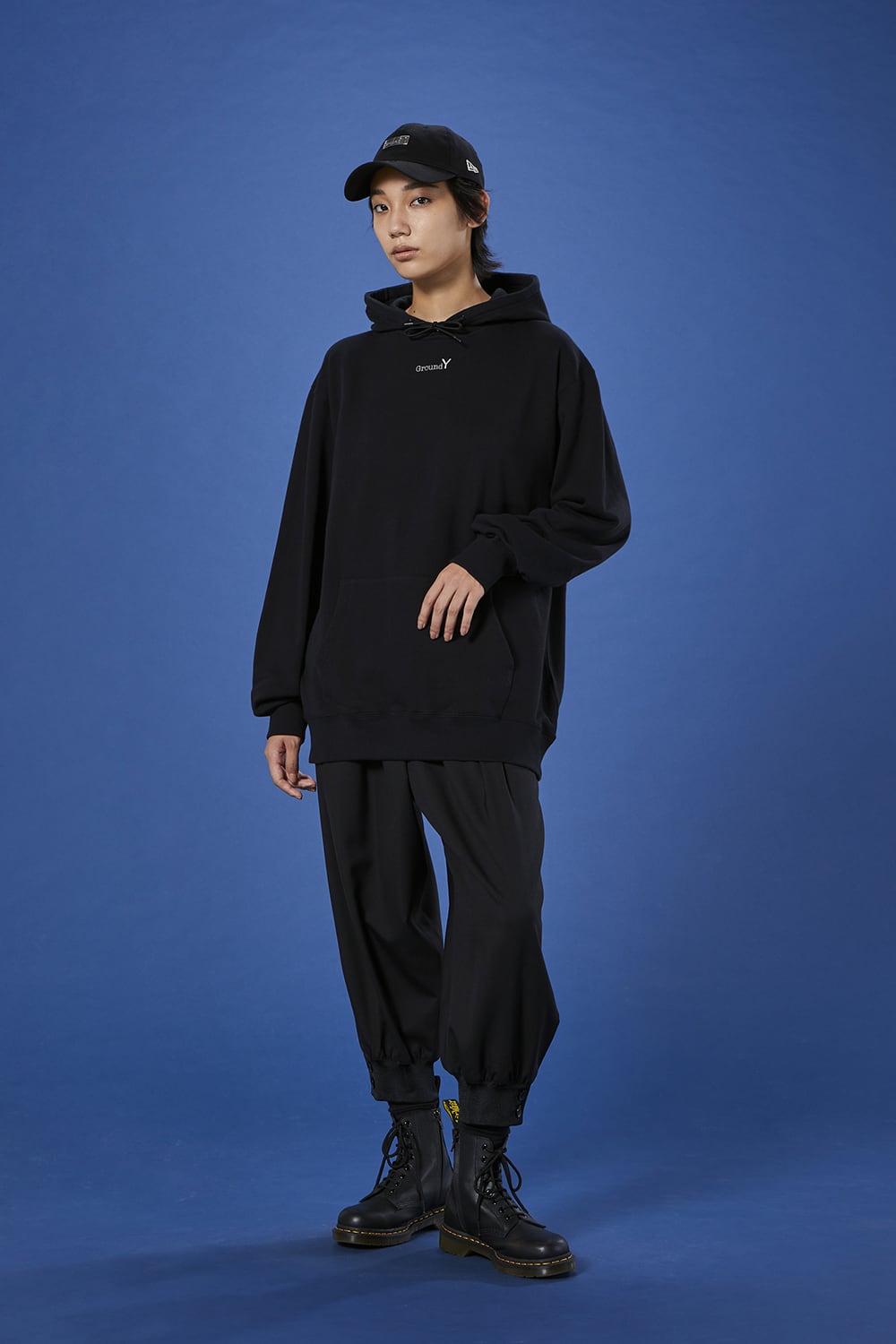 New Era × Ground Y Logo Sweat Pull Over Hoodie