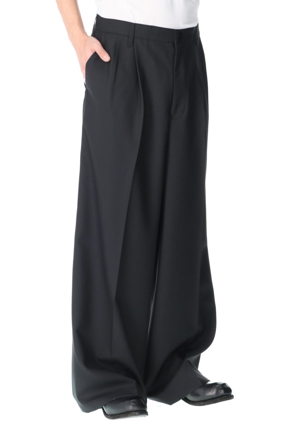 Tuck Wide Pants