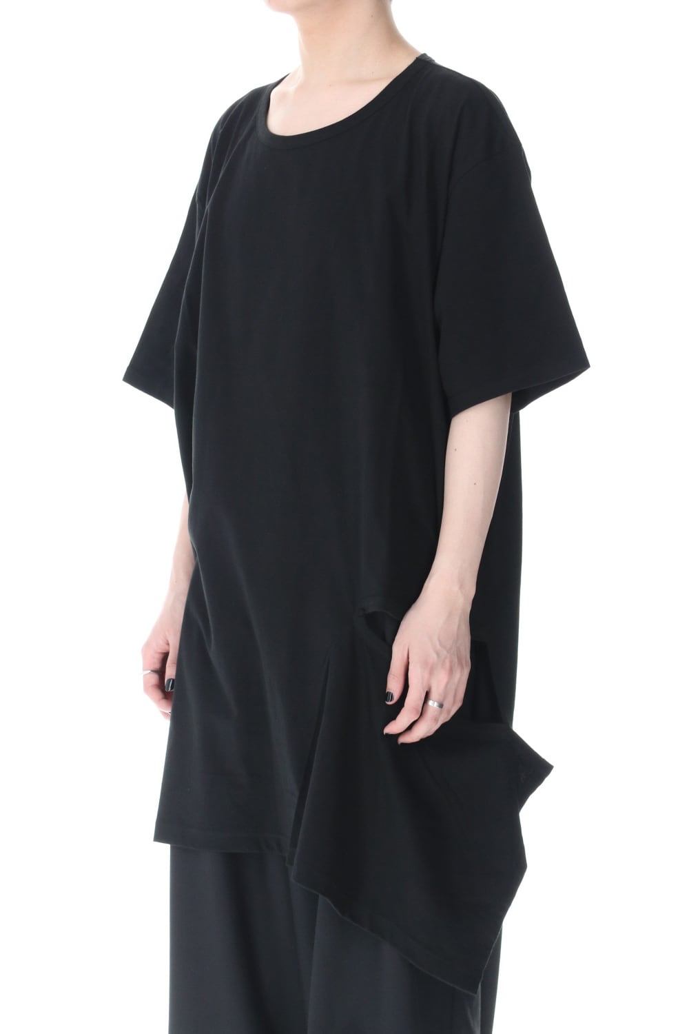 Hole Jumbo Cut Sew Black