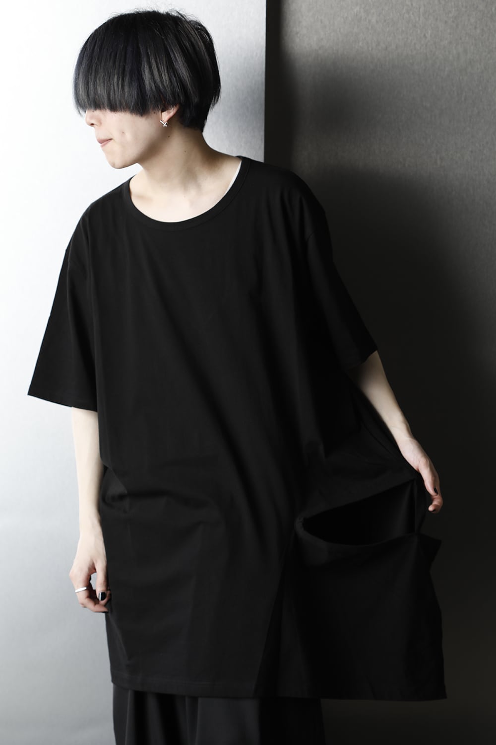 Hole Jumbo Cut Sew Black