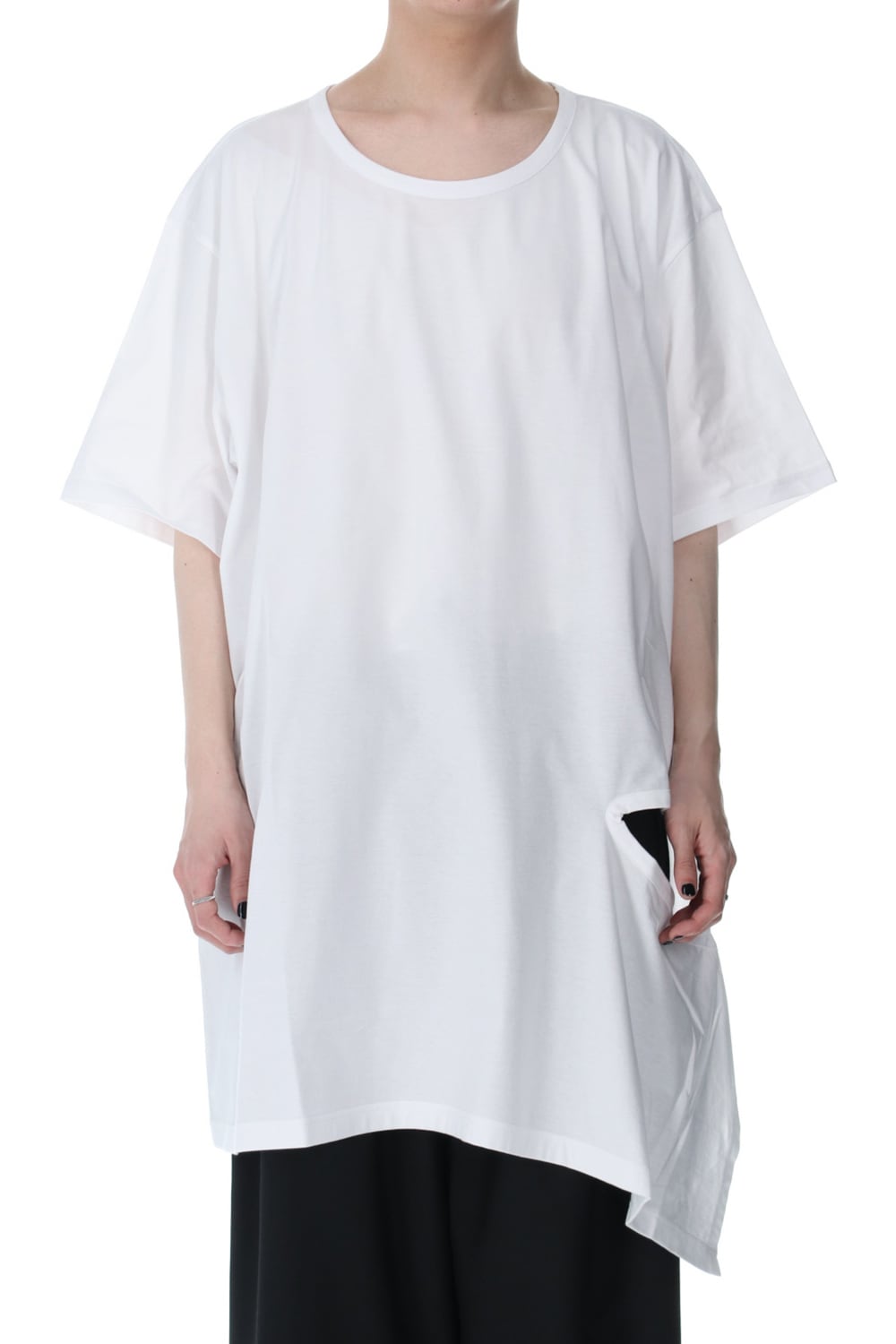 Hole Jumbo Cut Sew White