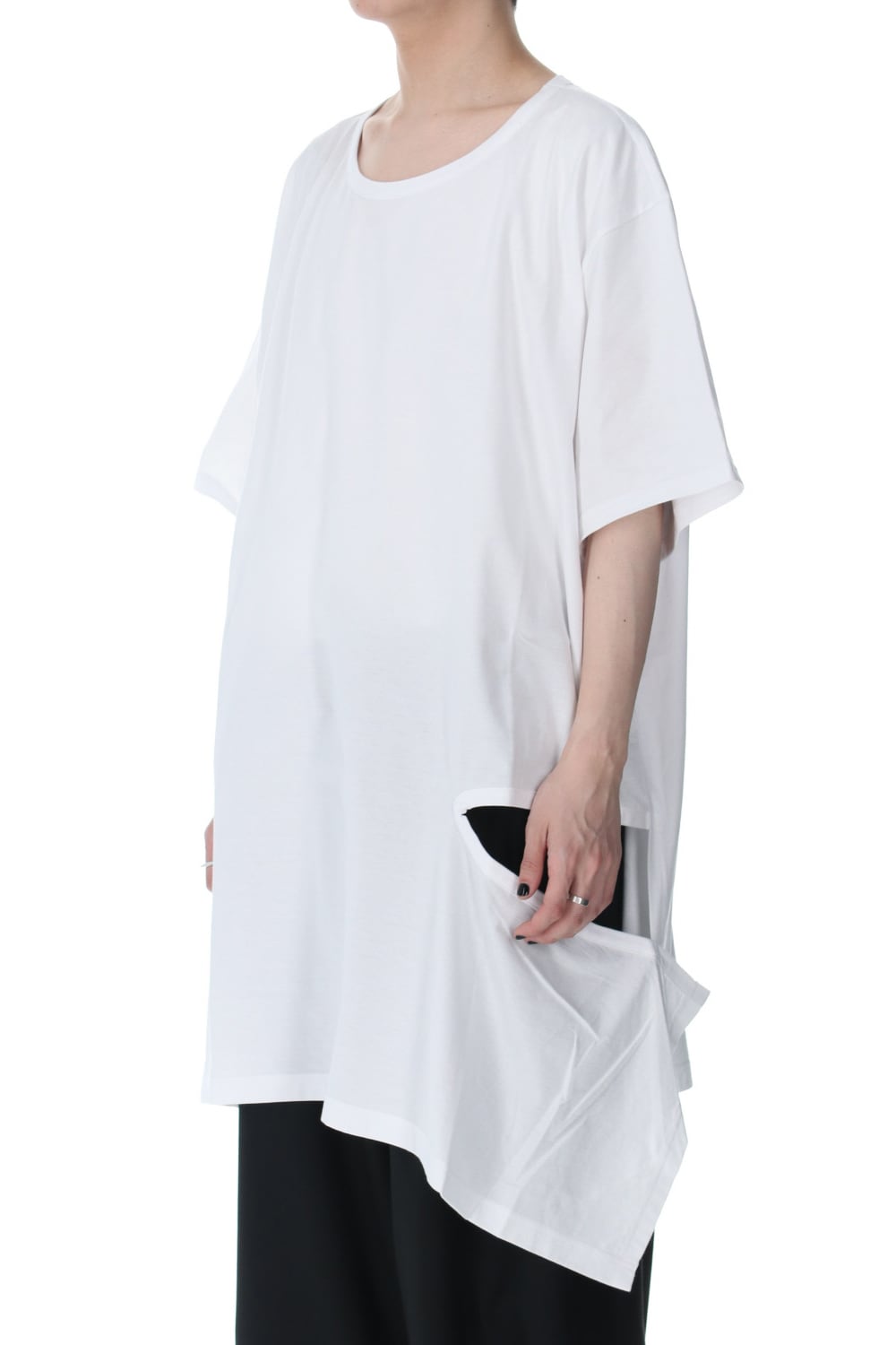 Hole Jumbo Cut Sew White
