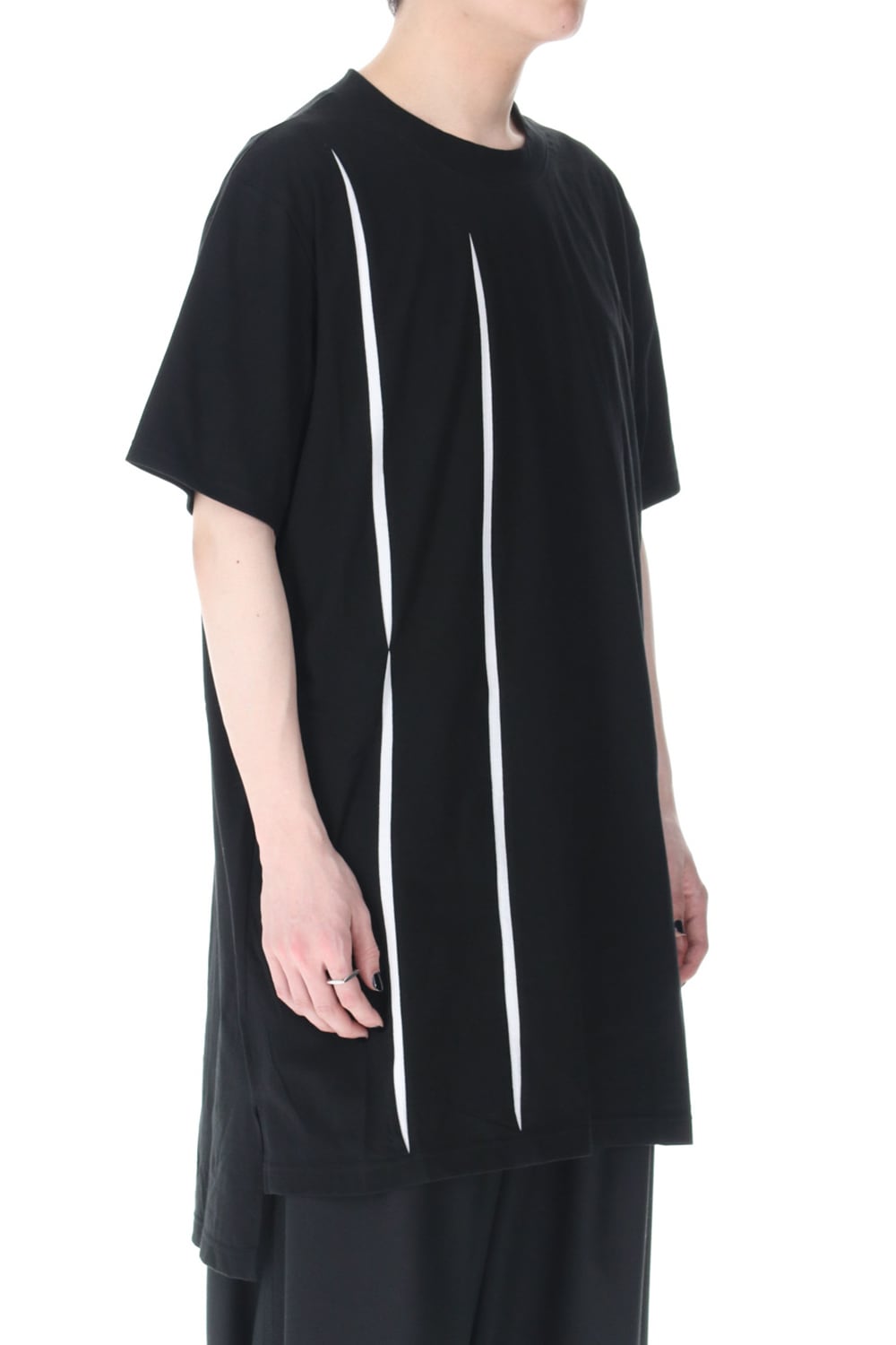 Cutting Blade Short Sleeves Cut Sew Black